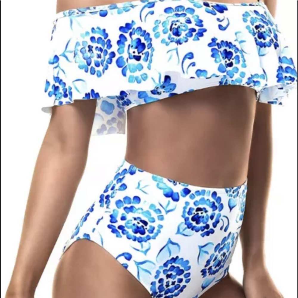 Peddney Women's Ruffle High Waisted bikini 👙